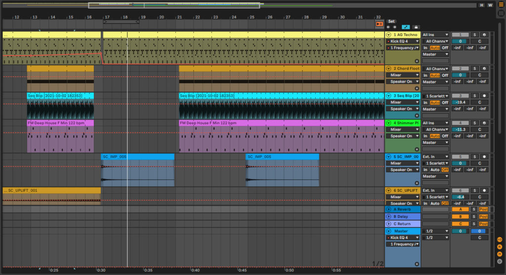 Ableton Live track view
